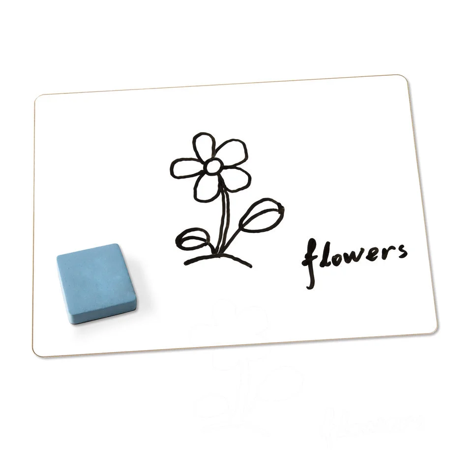 9x12 Inches White Learning Dry Erase Lapboard Class Pack with 12 Each for Students Learning Pad for Kids