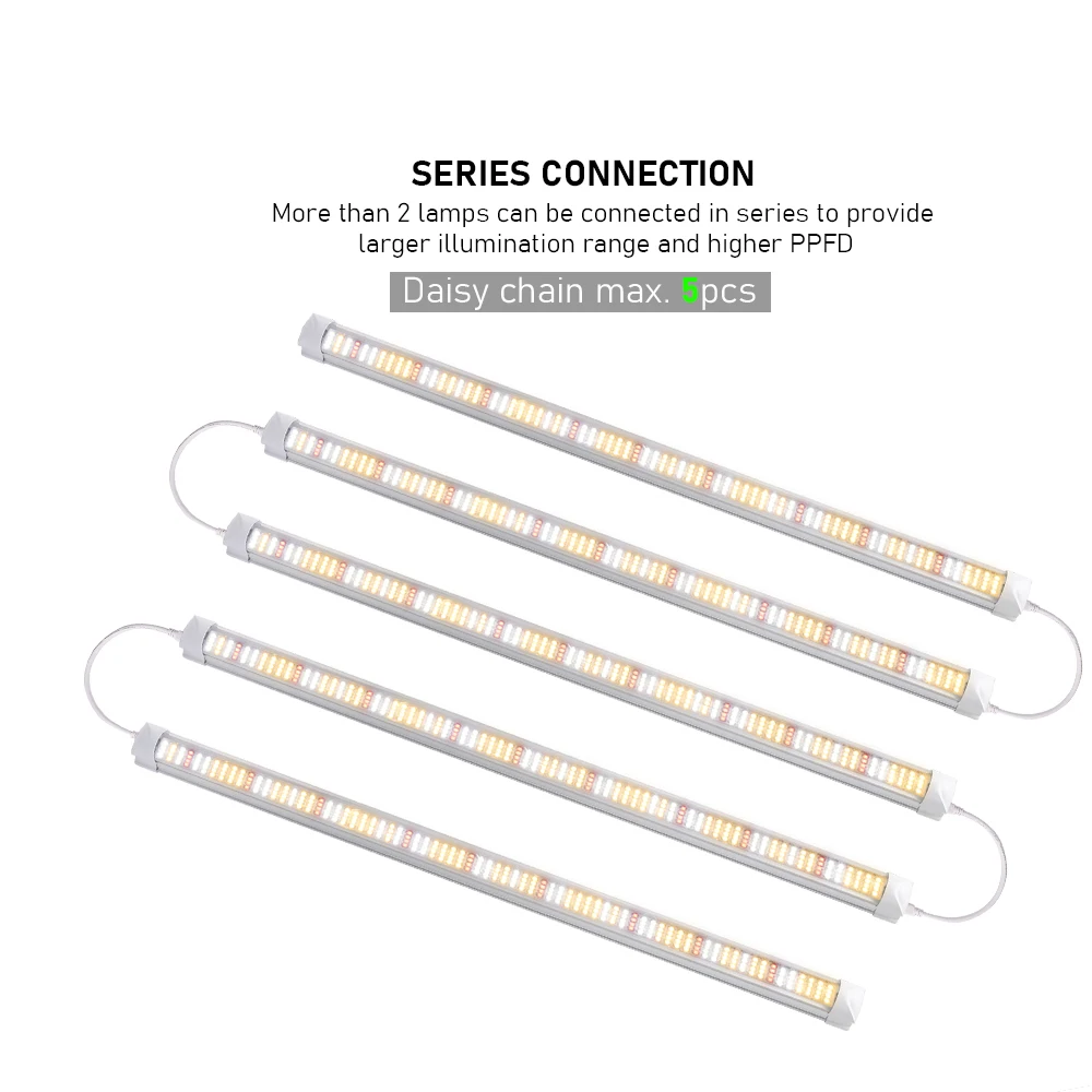 Sinjialight 0.6m 30W warm white T8 led grow tube hydroponics vertical farming plant light