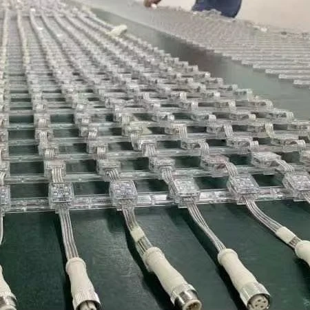Полноцветный прозрачный СВЕТОДИОДНЫЙ экран рекламный строительный сценический 512 DMX | RGB адресуемый светодиодный пиксельный световой шар