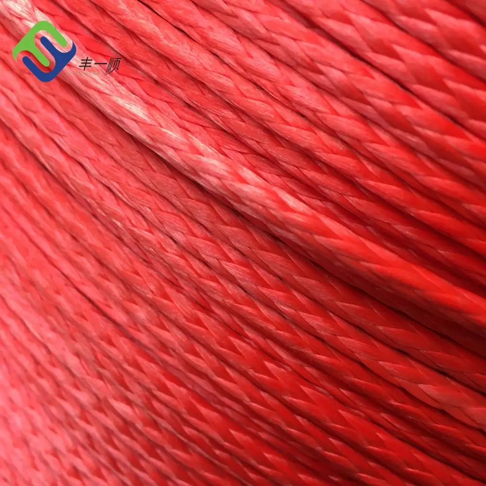 12 нитей UHMWPE Парусная лебедка веревка синтетический параплан Буксировка 3 мм 4 5 6 7 8 9 10
