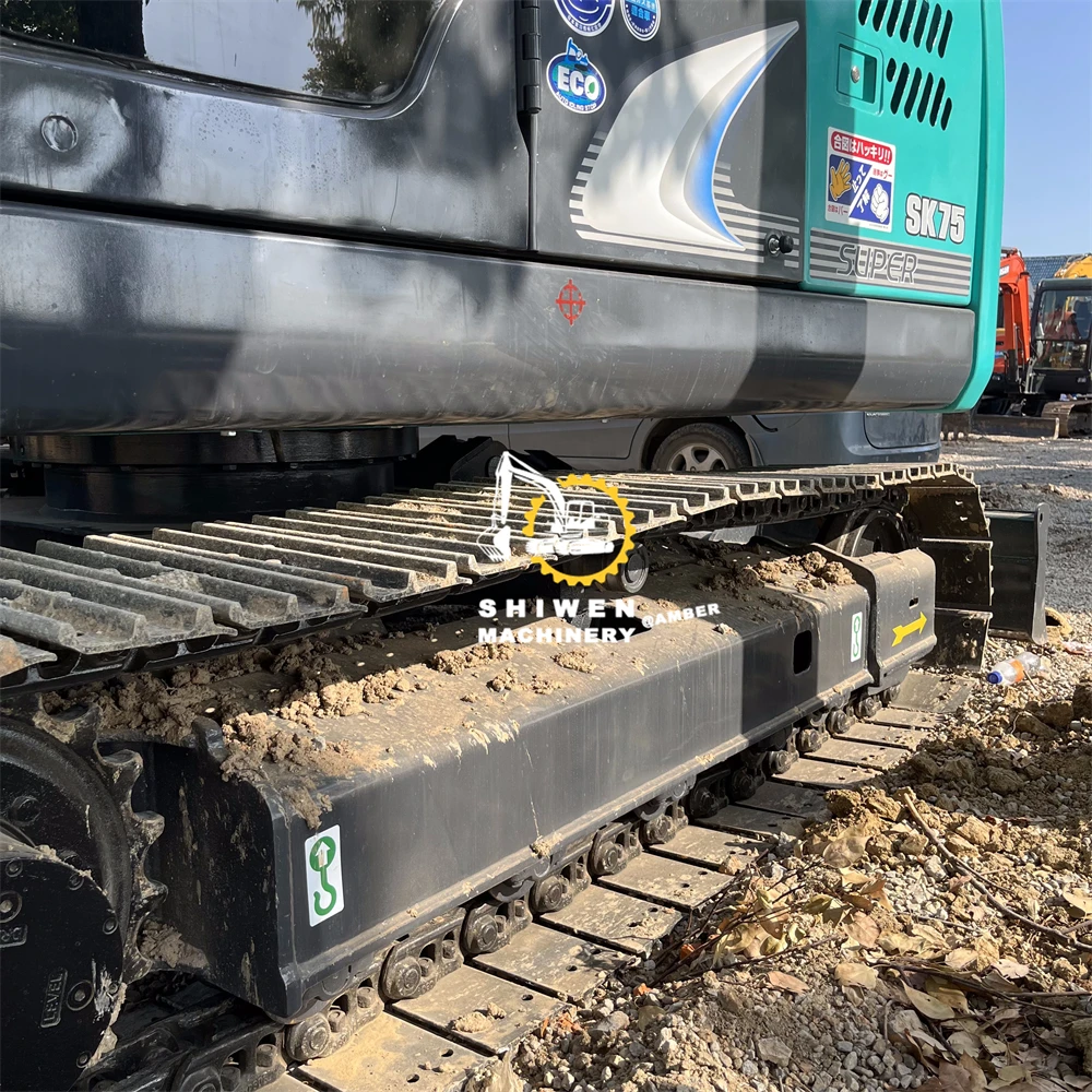 Original Japan Low Working Hours kobelco SK75 excavator in stock, kobelco SK75-8 SK60 SK60-7 SK60-8 SK70 SK100 at low price