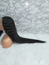 Quality assurance long human hair full lace wig in stock