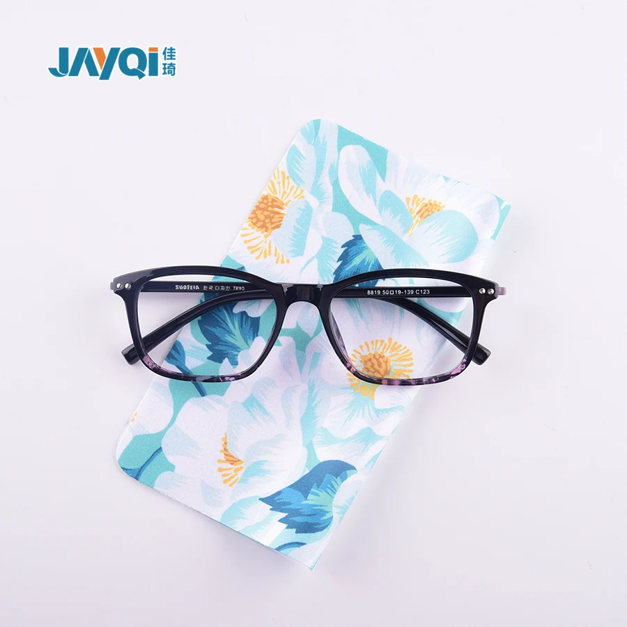 JAYQI New Products For Bulk Microfiber Glasses Cleaning Cloths Small Microfiber Cleaning Cloth