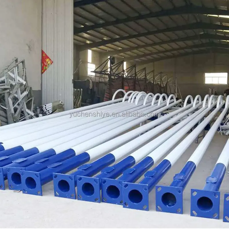 Bottom Price for 6m Stainless Steel / Aluminum / Fiberglass Lamp Post 20ft Highway Outside Street Lighting Poles