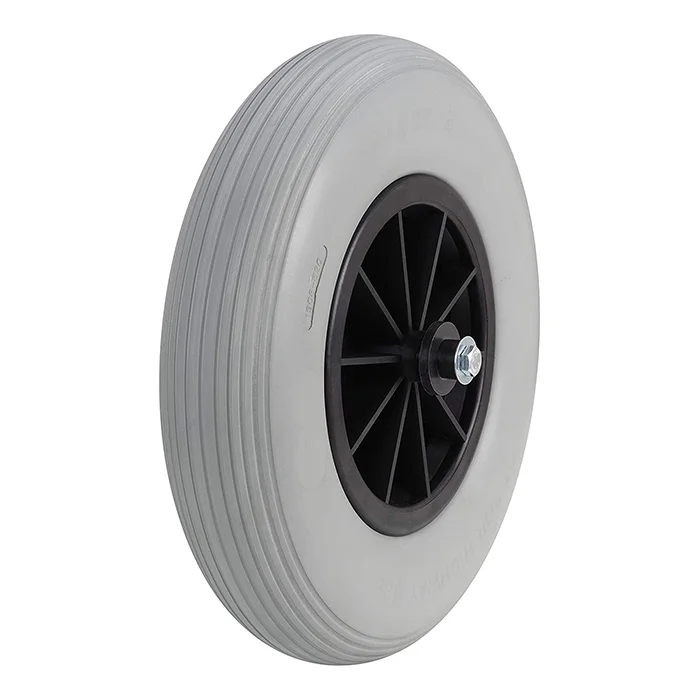 Полиуретановая шина для колесной тачки 16 дюймов, твердая шина для тачки, Противоударная шина для сада, тележка, тележка, трейлер, грузовик