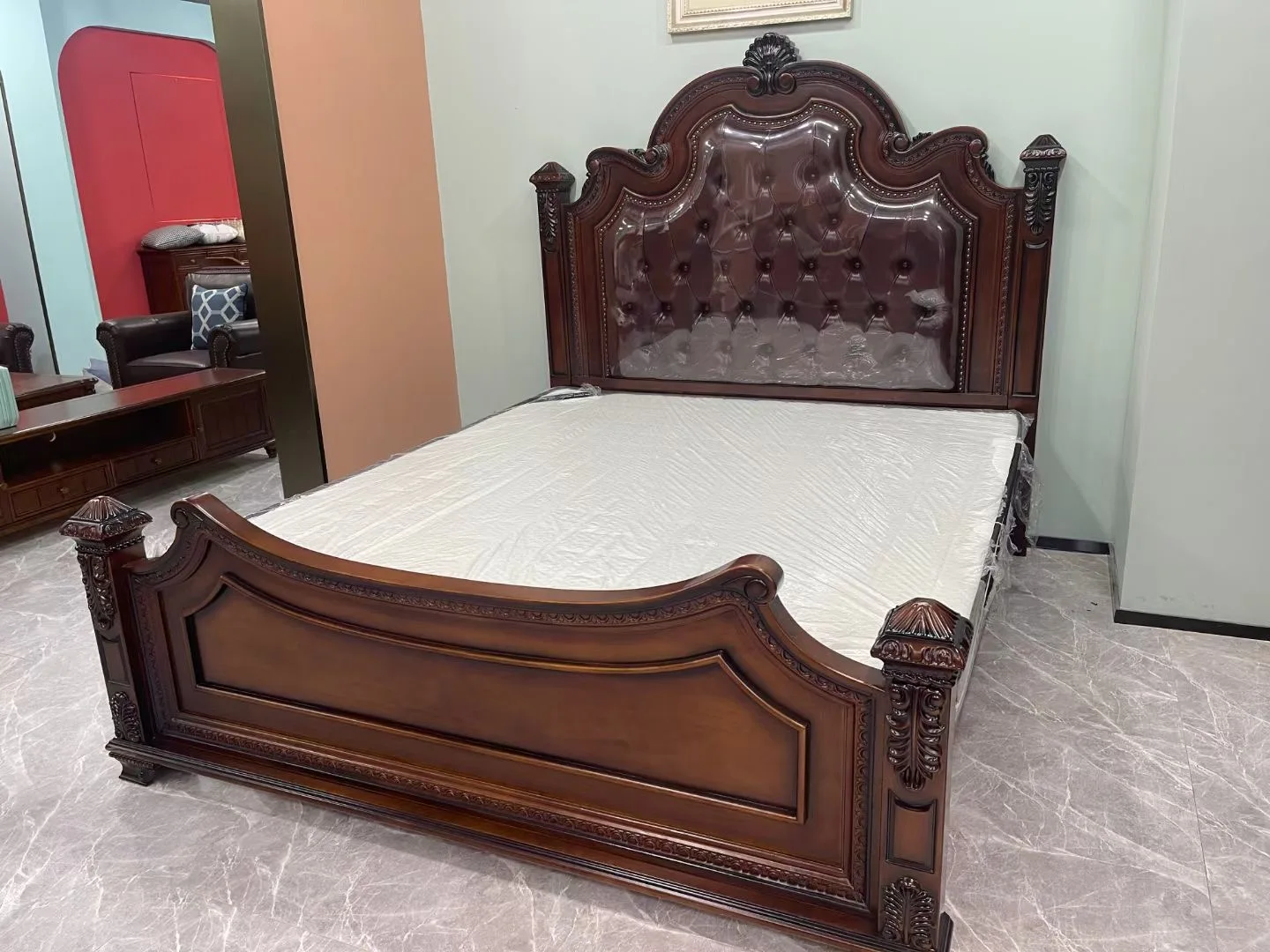 Super bedroom set factory selling modern home furniture luxury bedroom furniture set