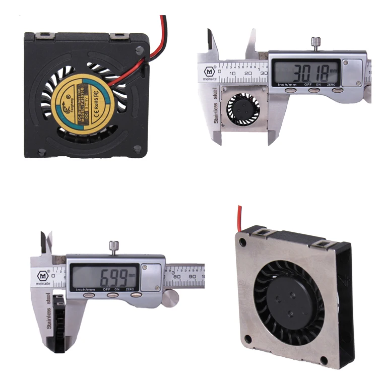 FH3007 5v 12v 30x30x07mm 2Pin DC mini waterproof  Silent centrifugal Blower Fan 30mm for Medical equipment