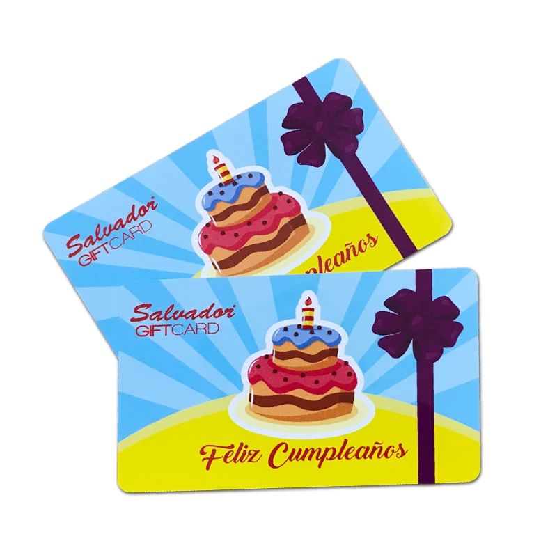 Hot Sale Printable Plastic PVC Membership Business Gift Card Printing