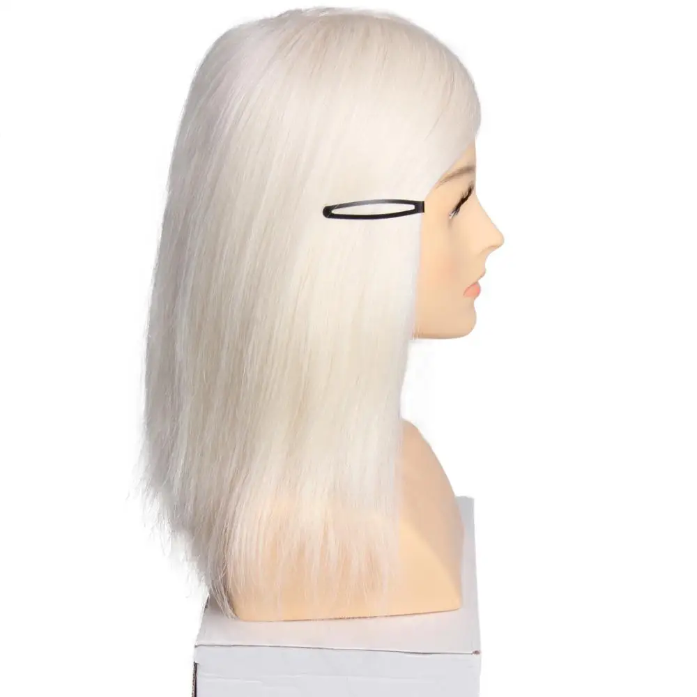 Fast delivery no MOQ 100% real hair PVC mannequin head smile training head with shoulder