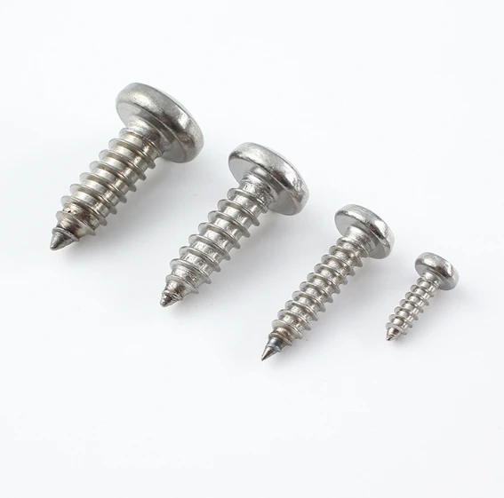 Factory 304Stainless Steel A2 A4 Cross Recessed Truss Head Machine Screws self tapping Screw