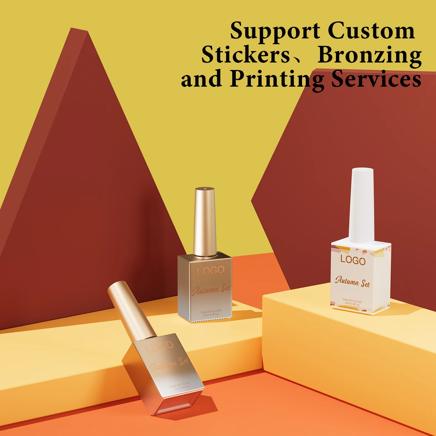 Vendeeni 12 Color Wholesale OEM Private Brand Fall Winter Gel Polish Collection Gel Set Nail Polish Custom Logo