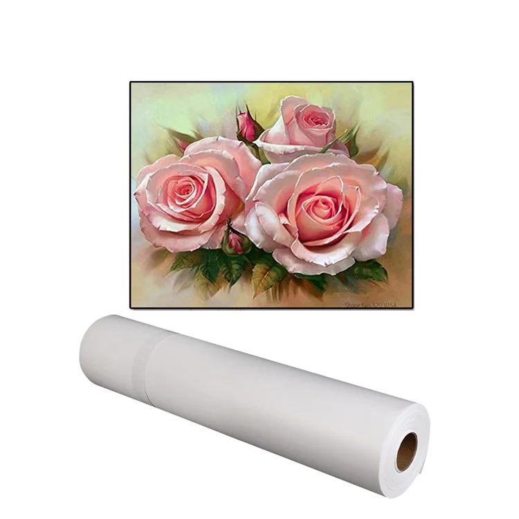 
170cm blank canvas professional matte canvas polycotton inkjet printing canvas roll 