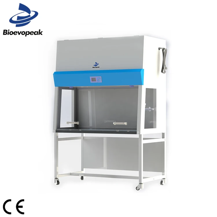 Bioevopeak горизонтального типа ламинарный шкаф потока CE сертифицированный потоковый капюшон Микропроцессорный контроль чистый