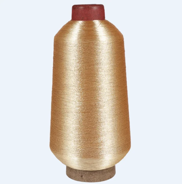 GOOD PRICE  MS/ST-Type Metallic Yarn fluorescent  gold KR  hot sell Embroidery Metallic Yarn zari