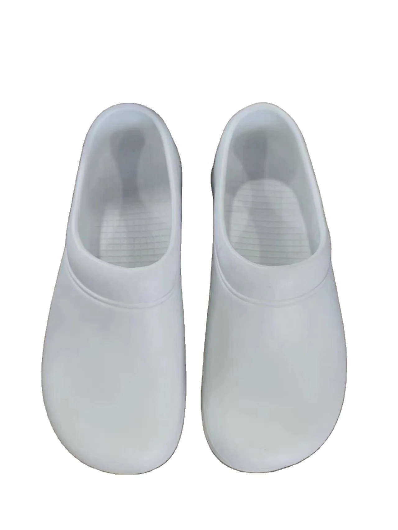 Hot Selling Slip Resistant Waterproof EVA Black and white Unisex Kitchen Work Safety Cook Chef Shoes