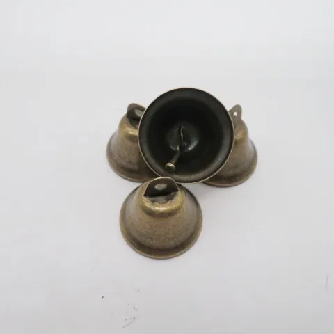 
Wholesale spot 38MM horn pet christmas bronze bell 
