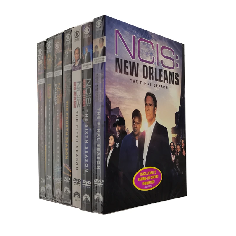 NCIS New Orleans The Complete Series Boxset 39 Discs Factory Wholesale DVD Movies TV Series Cartoon Region 1 DVD Free Shipping