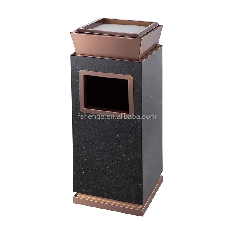 Hotel waste bins ashtray stainless steel trash can small trash bin / kitchen trash can