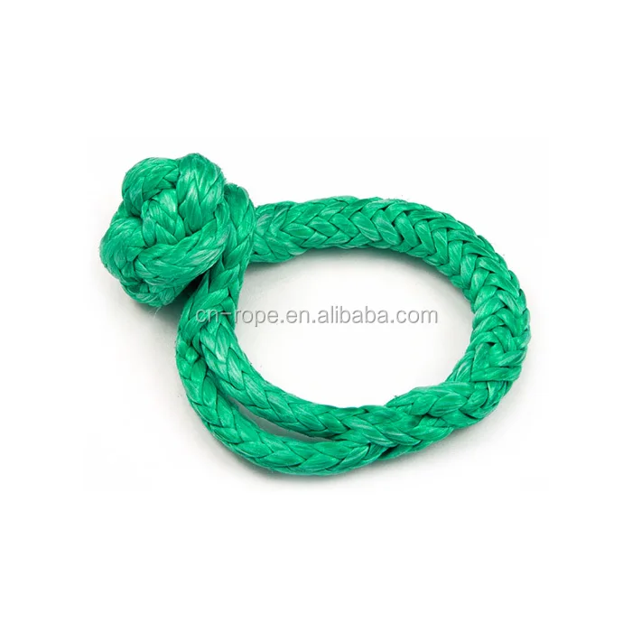 
large size UHMWPE soft shackle with chafe guard 