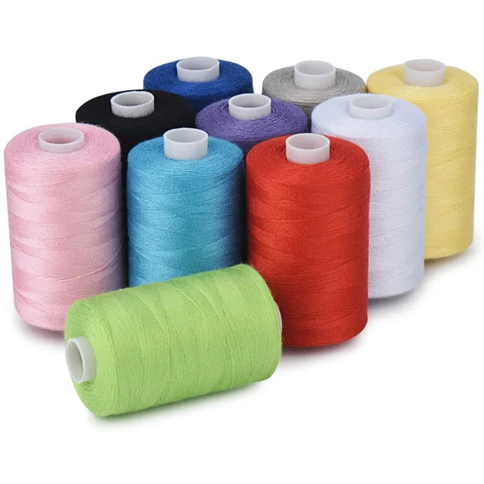 Wholesale Sewing Thread Wholesale Top Quality 100% Polyester Yarn For Cloth Hand Sewing Spun Sewing Thread