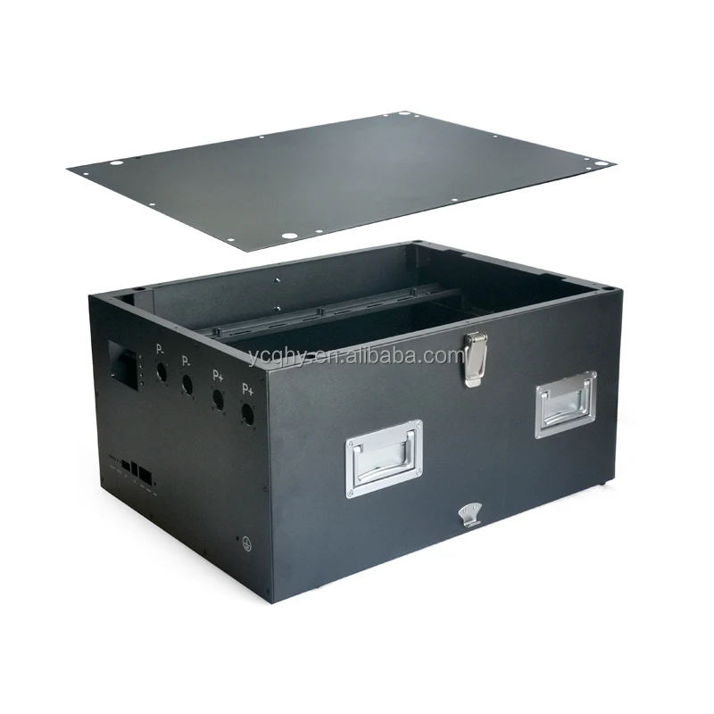 Пустой батарейный блок lifepo4 48 В 230ah детали металлический батарейный блок 230ah 48v 16s diy kit батарейный корпус для 230ah