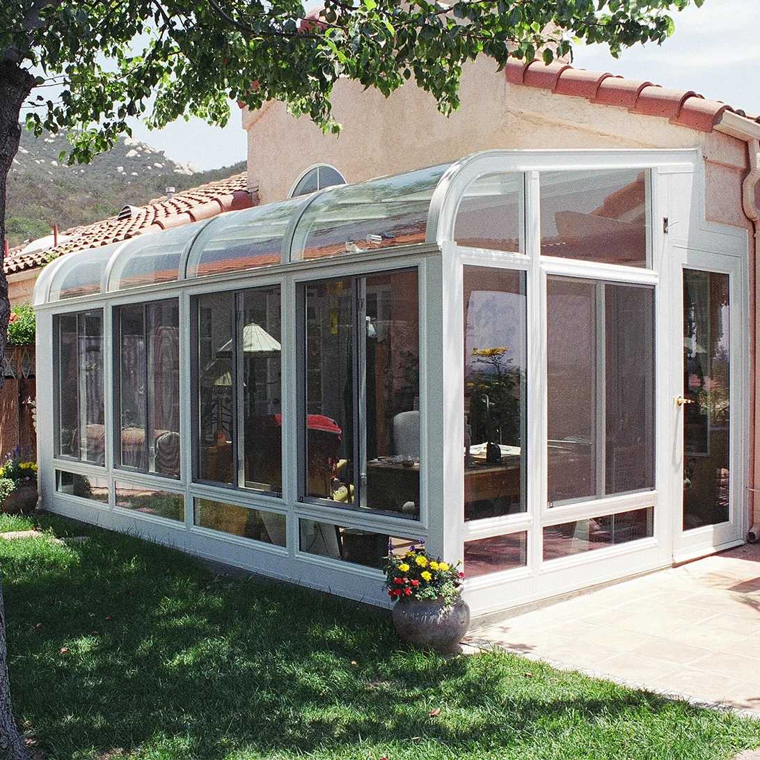 
factory price thermal break heat resistant aluminum sunroom 