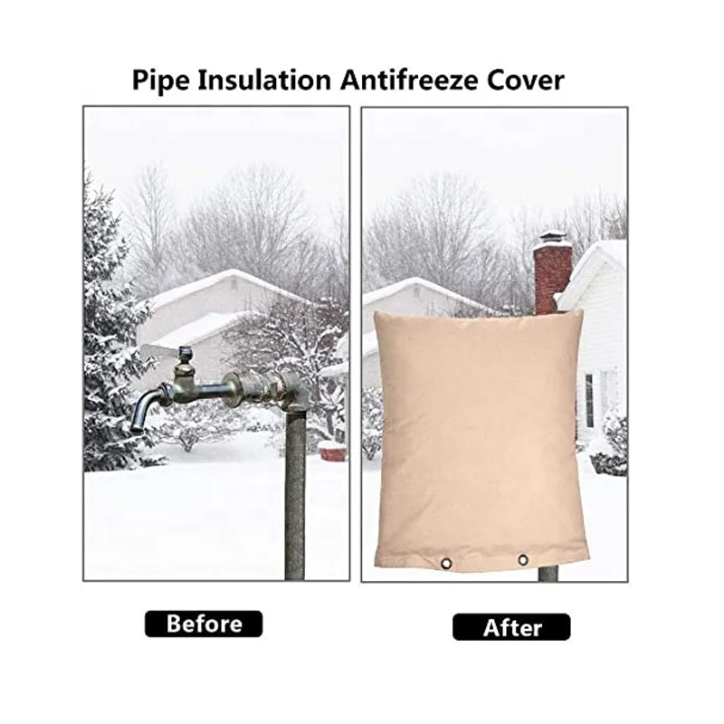 
For outdoor winter antifreeze protection, custom return insulated waterproof faucet valve cover 