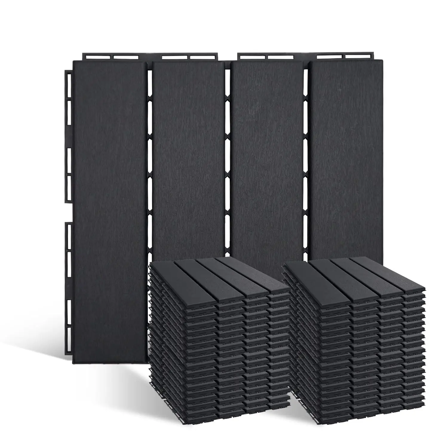 Home decor interlock bambooo flooring tiles WPC decking