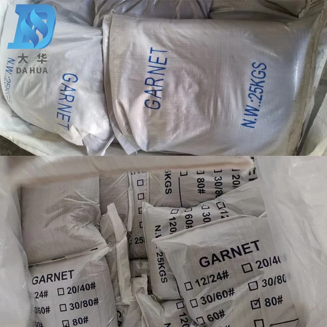 Fine Mesh Abrasive China Factory Direct Sales Water Knife Sand 60 Mesh Garnet Water Knife Sand