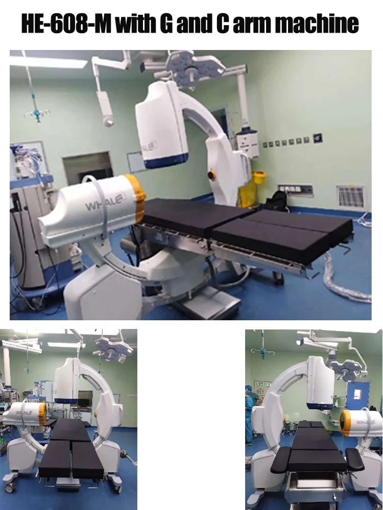 G arm steris maquet Howell Schaerer electro hydraulic carbon fiber radiolucent orthopedic traction bed surgery operating table