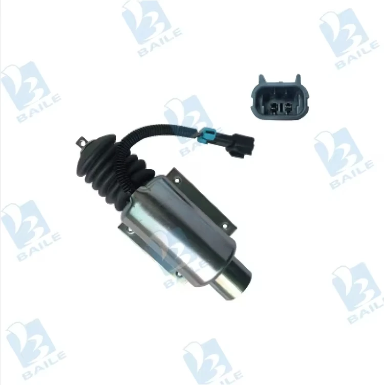 Kubota V2203 Fuel Stop Solenoid 10-01178-02 100117802 10-0117802 10-01178-04 100117804 10-0117804 Shutdown Solenoid Valve