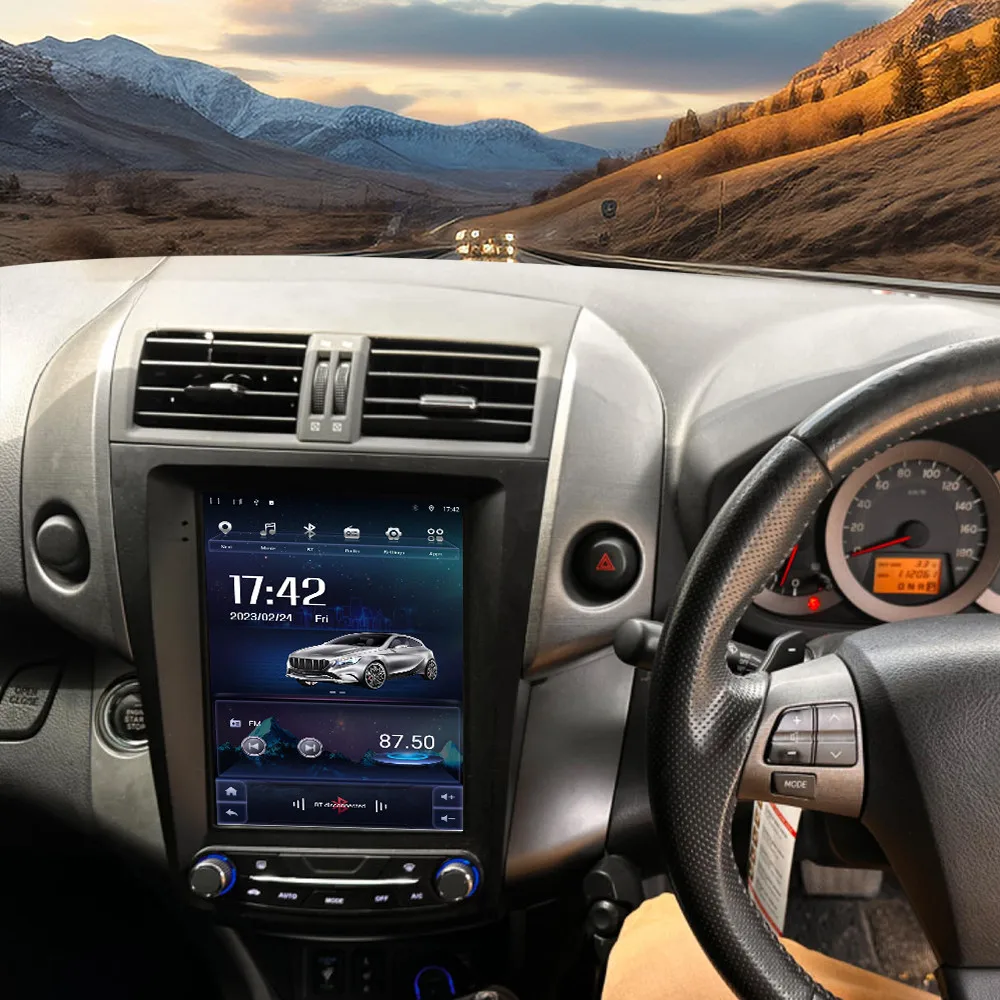 MOOKAKA 10 4 дюймов Автомобильный DVD-плеер для Toyota RAV4 2008-2012 автомобильный Радио Мультимедийный видеоплеер GPS навигация Carplay