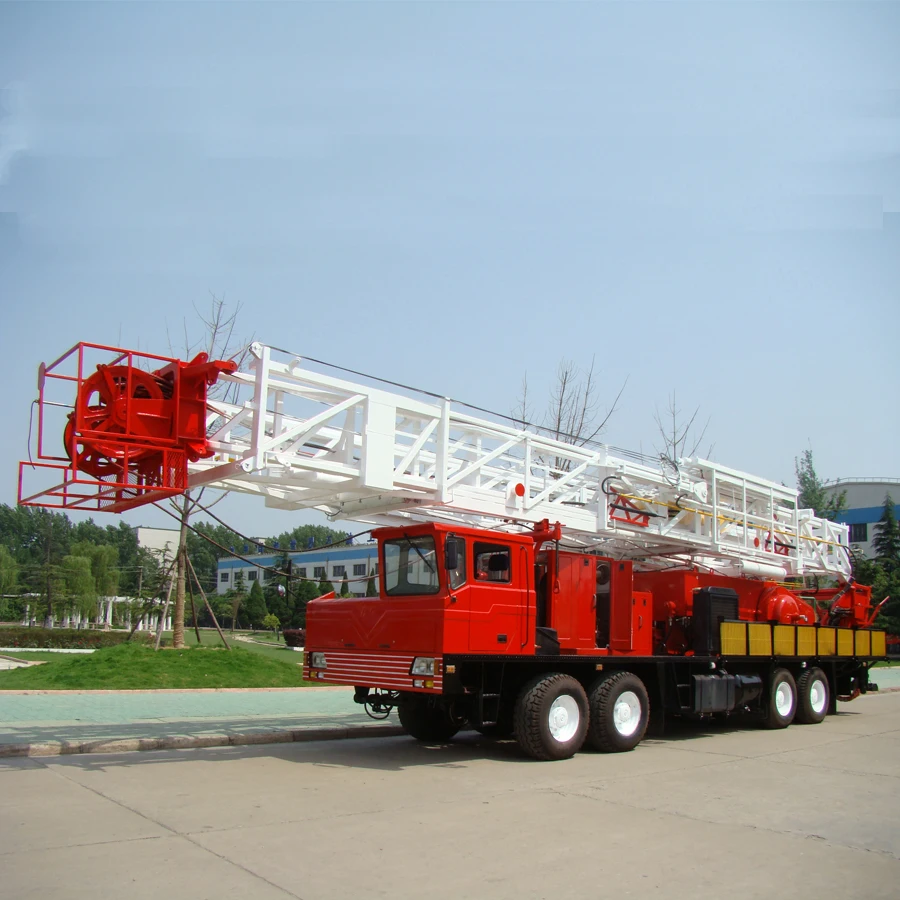 RG Petro API Standard Oil Field smart truck mounted workover rig XJ60