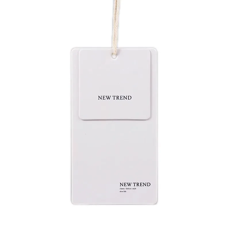 Customized Brown Kraft Paper Hang Tags for Clothing