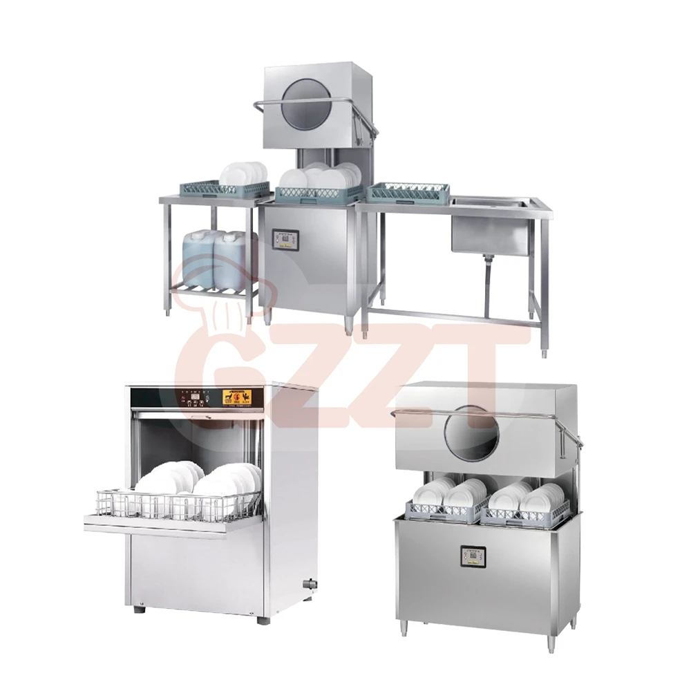 Industrial Large Full Automatic Crate Washing Machine Plastic Basket Commercial Dishwasher With Dryer For Restaurant Hotel