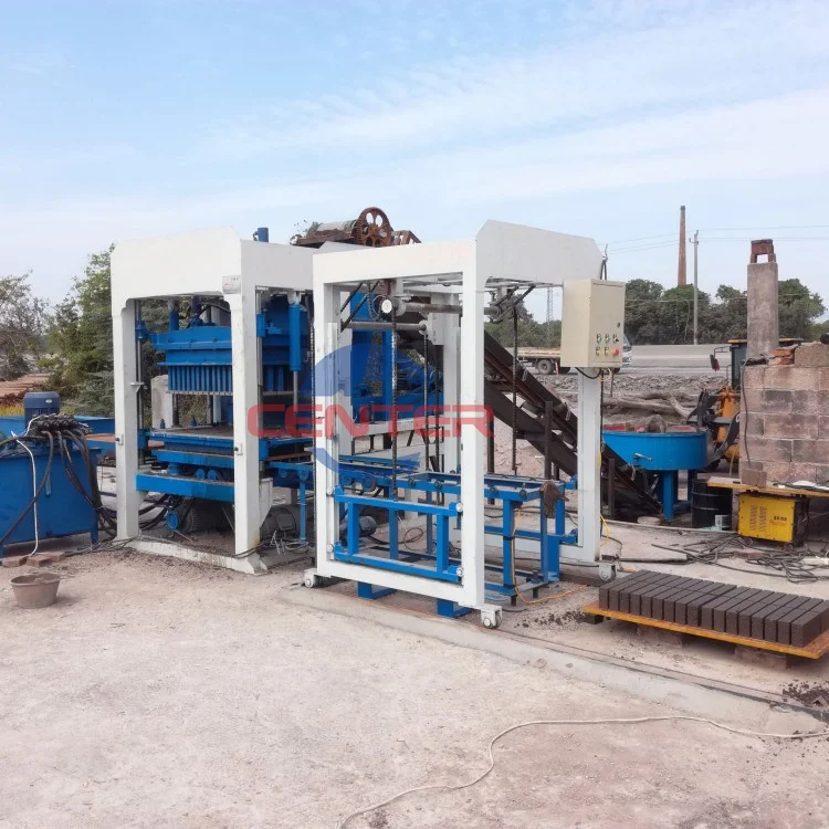Small Business Qt4-15  Ideas Earn Money At Home Block Brick Making Machine Building Material Machinery