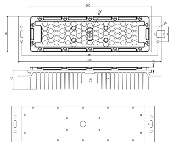 Waterproof IP65 Factory Customized SMD3030 48V Led Street Light