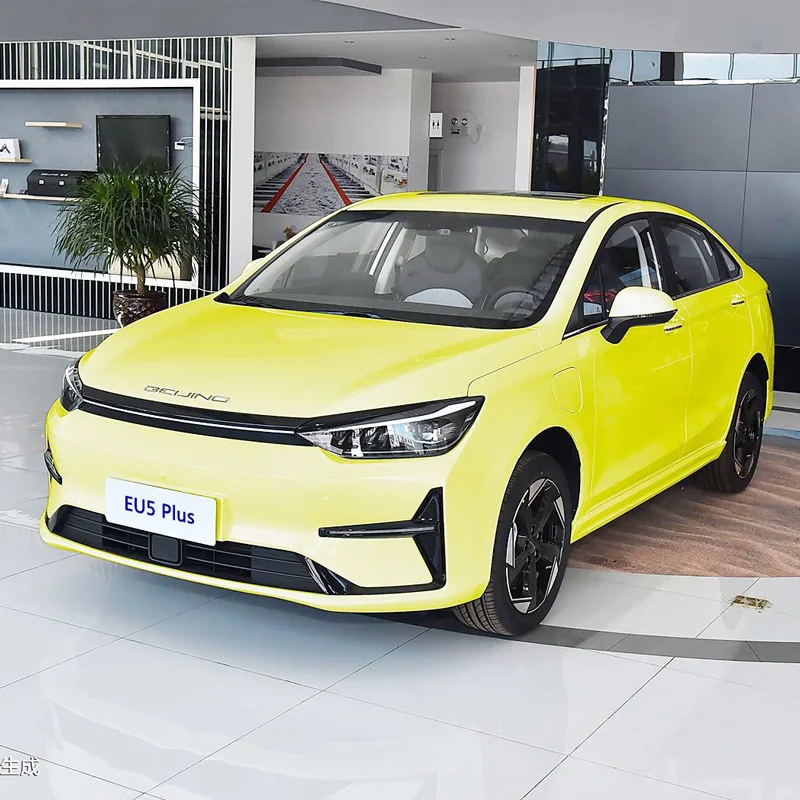 The China New Energy Taxi Series Beijing EU5 PLUS 2024 R500 Standard Travel Edition Pure Electric EV Car