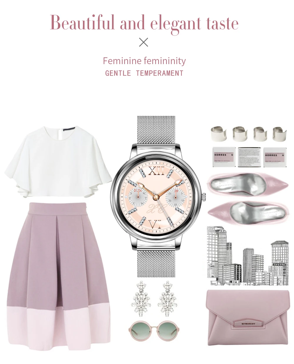 Customized Logo Men Women Smartwatch Sport Android IOS Smart Watch Round Screen Mobile Phone