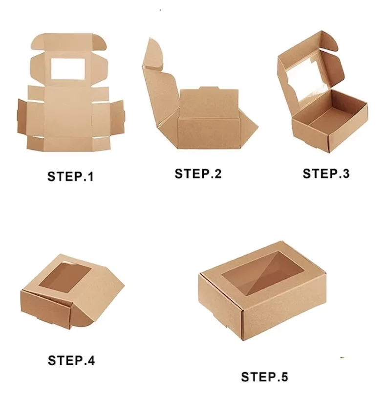 Mailing Shipping Packaging Gift Tray With Lid Rectangle Pillow Cube Small Business Boxes