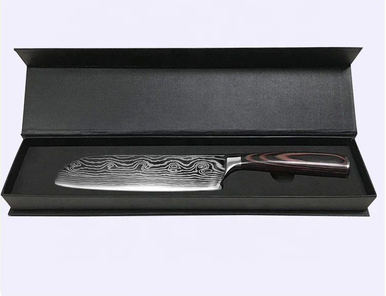 
8 inch kitchen knife santoku knife chef knife with pakka handle kitchen accessories 