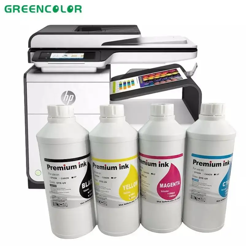 Greencolor HP 975 975XL dye ink for HP ink cartridge For HP PageWide 352dw 377dw dn 452dw 452dn 477dn 477dw 552dw 577z  printer