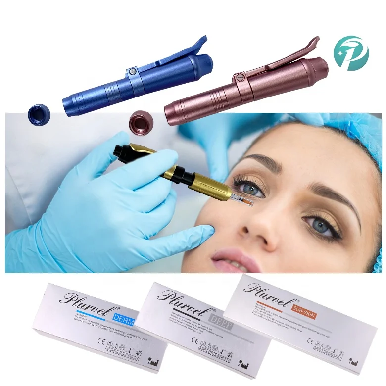Plurvel hihest pressure digital hyaluronic pen for lip face dermal filler hyaluronic acid gel anti aging injection