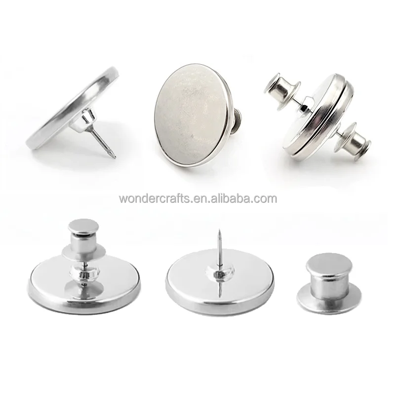 Custom Free Detachable Window Curtain Close Magnetic Buckle Clips Nail , Adjustment Anti-Flashing Magnetic Buttons Badge Pin