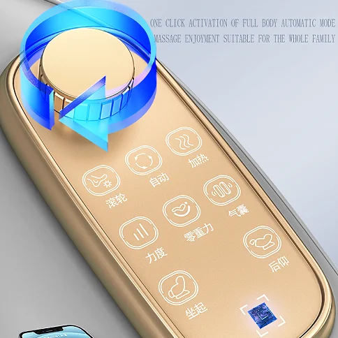 VCT-Y02 the best jade massage stick with zero gravity heart rate monitoring, negative oxygen ion full body massage chair