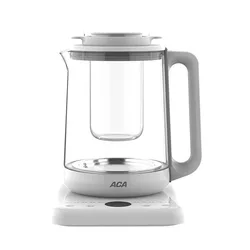 Keep warm function Adjustable temperature digital Glass Electric Kettle with tea filter