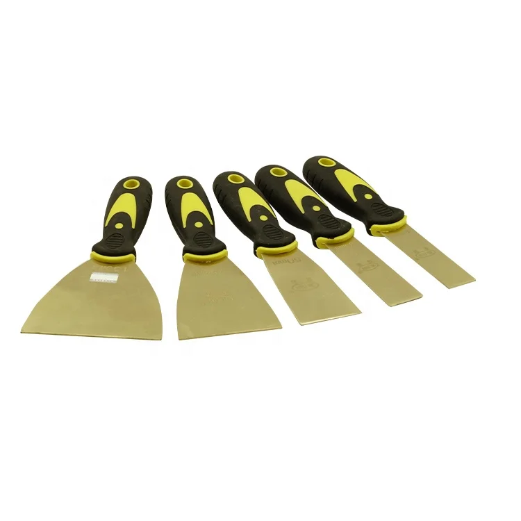 
Brass Scraper Safety Copper Alloy Non Sparking Putty Knife With Fiber Glass Handle 