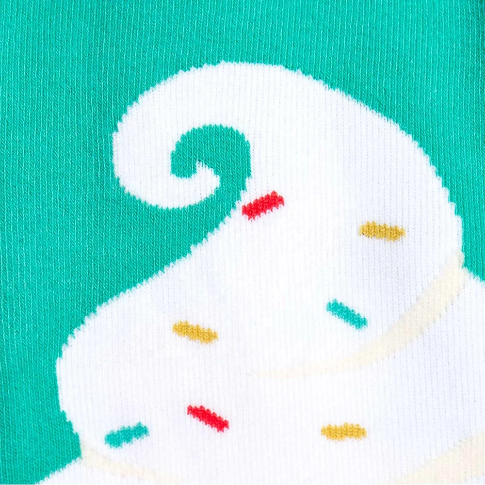 
Custom Kids Cotton Macaron Ice Cream Dress Knee High Socks 