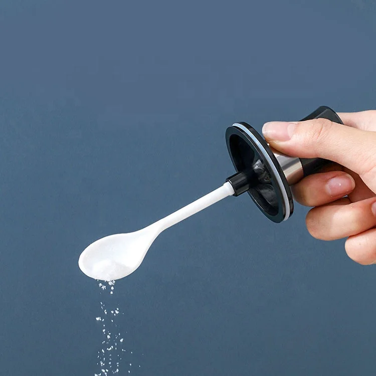 New Arrival Kitchen Seasoning Bottle Household Durable Glass Spice Jars With Spoon Bruth