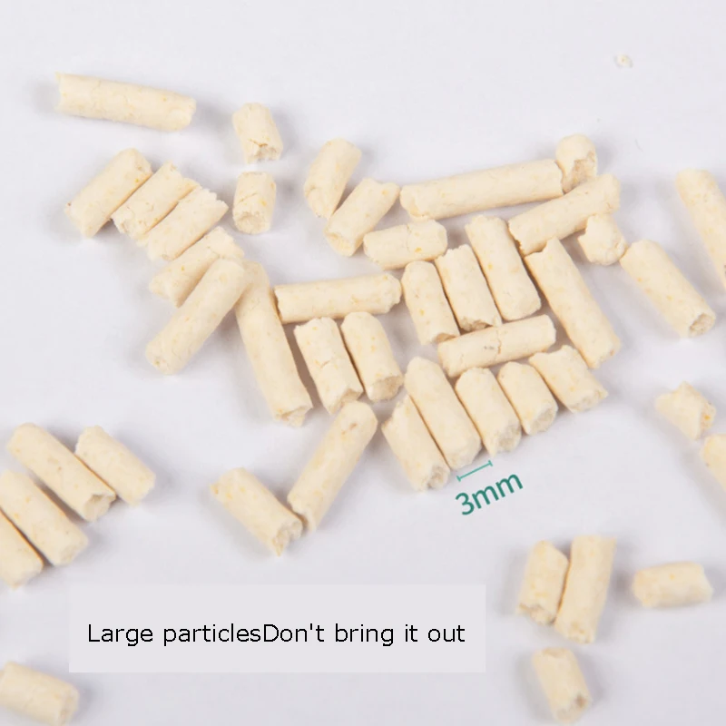 OEM  6L cattery home deodorant water absorption fast clumping 2.5KG green tea tofu cat litter